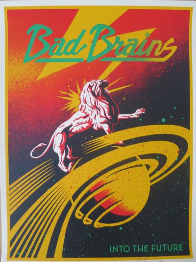 Shepard FAIREY (Obey) - Bad Brains Fully Band, 2012 - Sérigraphie signée au crayon 2
