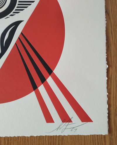 Shepard FAIREY (Obey) - Third Eye Open 2024 Letterpress Shepard Fairey Obey 2