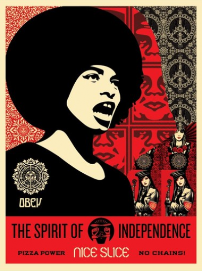 Shepard FAIREY (Obey) - Spirit of Independence, 2017 - Sérigraphie signée au crayon 2