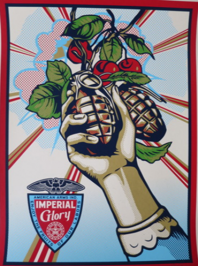 Shepard FAIREY (Obey) - Imperial Glory, 2011 - Sérigraphie signée au crayon 2