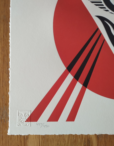 Shepard FAIREY (Obey) - Third Eye Open 2024 Letterpress Shepard Fairey Obey 2