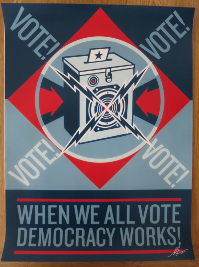 Shepard FAIREY (Obey) - When We All Vote, 2020 - Poster 2