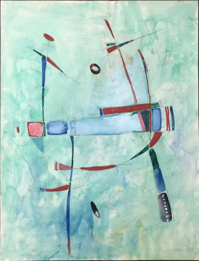 ZAVEN - Sans titre, 1988 - Gouache 2