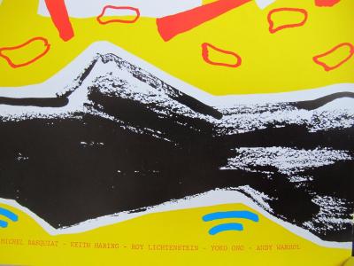 Keith HARING - Rain Dance. 1985 - Original offset lithograph 2