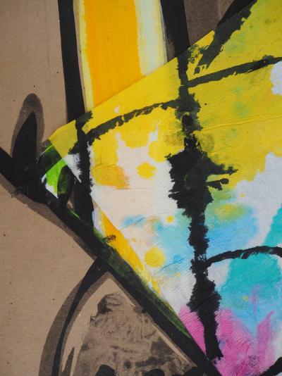 Jacques POLI : Les Perruches IV - Aquarelle originale signée 2