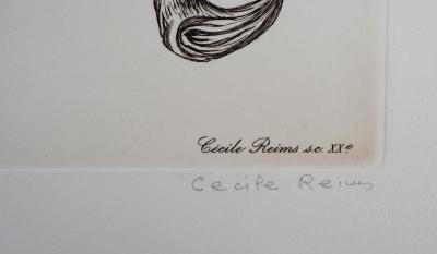 Cécile REIMS : Floraison - Gravure originale signée 2