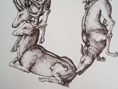 Cécile REIMS : Ronde - Gravure originale signée 2