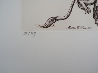 Cécile REIMS - Équilibre - Gravure originale signée 2