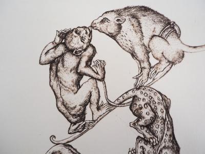 Cécile REIMS - Équilibre - Gravure originale signée 2