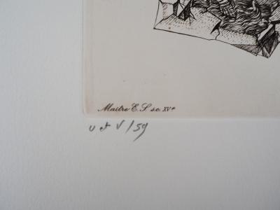Cécile REIMS: Le cycle - Gravure originale signée 2
