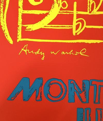 Keith HARING et Andy WARHOL - Montreux Jazz Festival, 1986 - Sérigraphie 2