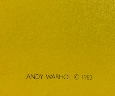 Andy WARHOL - Jeux Olympiques d'hiver, 1984 - Affiche originale 2