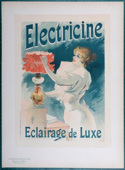 Lucien LEFEVRE - L’Electricine, 1897 - Lithographie originale 2