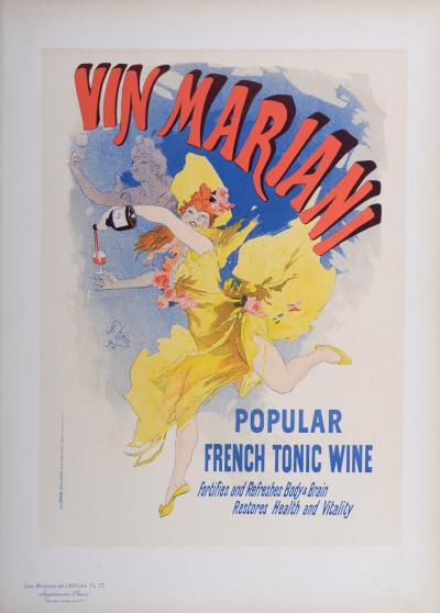 Jules CHERET - Vin Mariani, 1897 - Lithographie originale Les Maîtres de L’Affiche 2