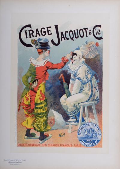 Jules CHERET - Cirage Jacquot, 1897 - Lithographie originale tirée de Les Maîtres de L'Affiche 2