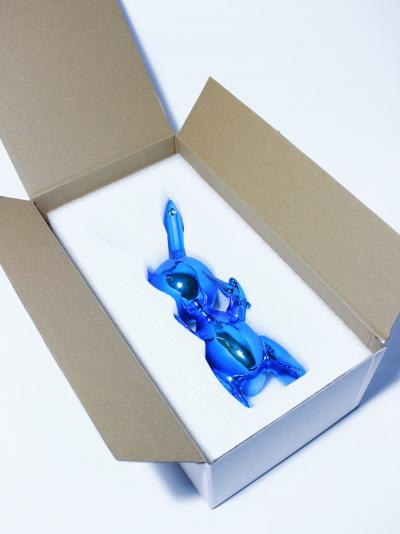 Jeff KOONS (d’après) - Blue Rabbit - Alliage de zinc 2