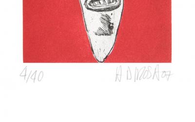 Hervé DI ROSA - Dent n°5 - Gravure signée et numérotée 2