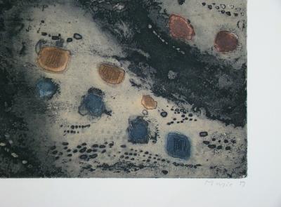 Zoran MUSIC - Terre d’Istrie, 1959 - Eau-forte et aquatinte originale signée au crayon 2