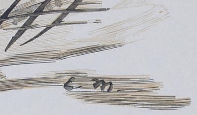 Édouard MANET - Olympia, 1865 - Original woodblock 2