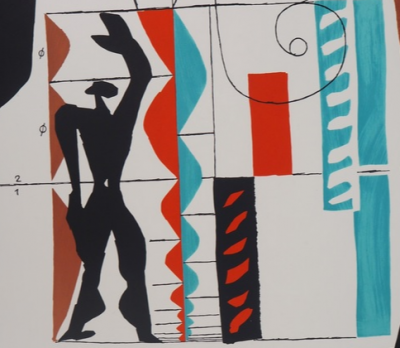 LE CORBUSIER - Le Modulor - Lithographie signée 2