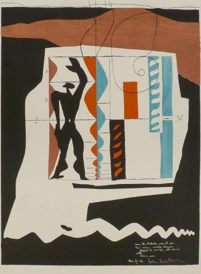 LE CORBUSIER - Le Modulor - Lithographie signée 2