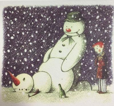 BANKSY (d’après) - Rude snowman, 2006 - Carte de vœux 2