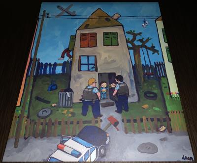 DRAN - Réveil Matinal - Impression signée 2