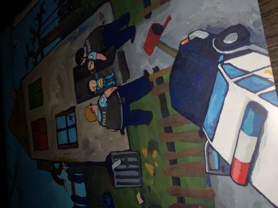 DRAN - Réveil Matinal - Impression signée 2