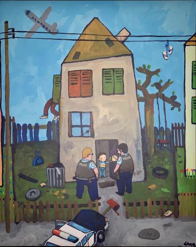 DRAN - Réveil Matinal - Impression signée 2