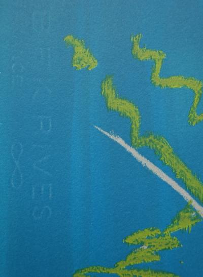 André VERDET - Le paradis - Lithographie signée au crayon 2