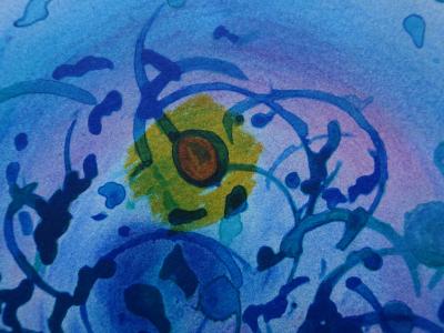 André VERDET :  L’origine des choses - Lithographie originale signée au crayon 2