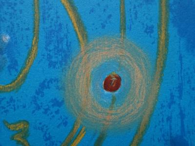 André VERDET : La vision du Paradis - Lithographie originale signée au crayon 2