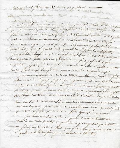 Le Maréchal Jean LANNES - Lettre autographe signée 2