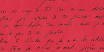 Charles AZNAVOUR carte autographe signée 2