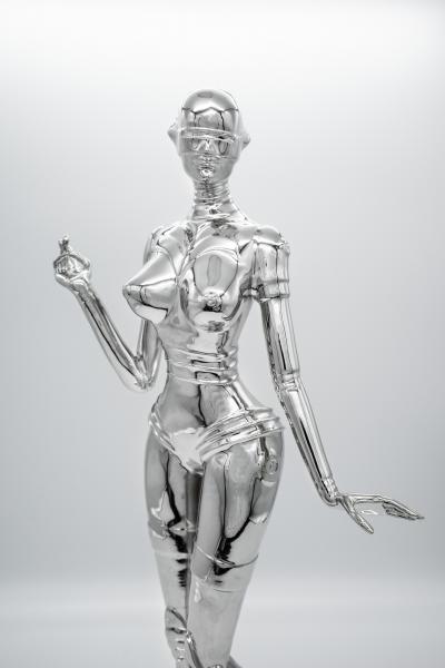 Break Out - Metropolis II - Sculpture en alliage de Zinc chromé 2