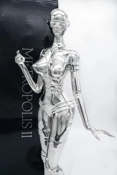 Break Out - Metropolis II - Chromed Zinc Sculpture 2