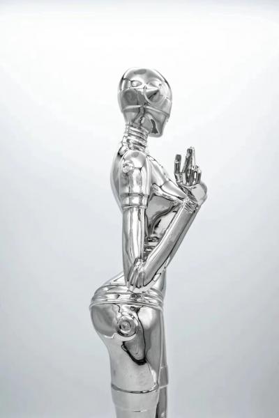 Break Out - Metropolis II - Sculpture en alliage de Zincchromé 2