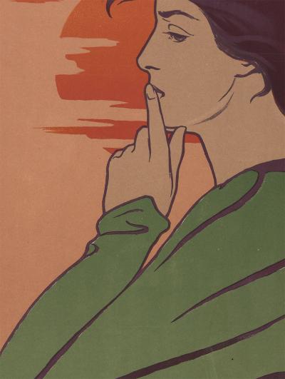 Henri MEUNIER - L'Heure du Silence, circa 1897 - Lithographie 2