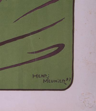Henri MEUNIER - L'Heure du Silence, circa 1897 - Lithographie 2