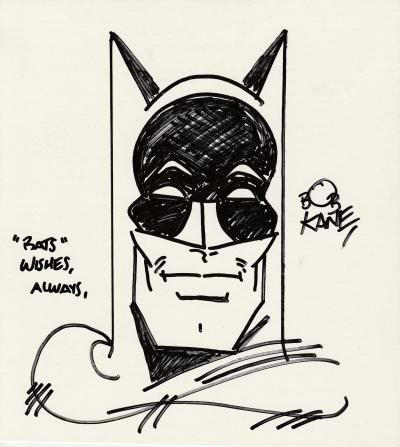 Bob KANE - Batman - Dessin original signé 2