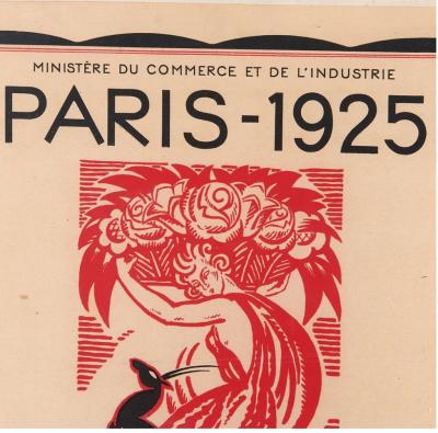 Robert BONFILS - Exposition Internationale Arts Décoratifs, 1925 - Affiche lithographique 2
