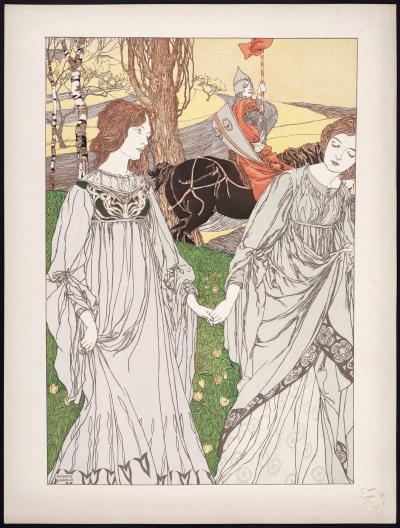 Robert ENGELS - L’Estampe Moderne : Le Passant, 1897 - Lithograph 2