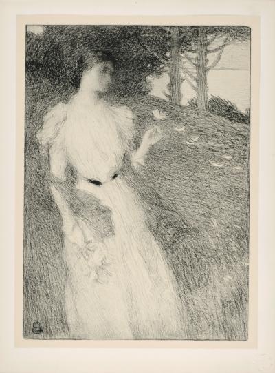 Ernest LAURENT - L'Estampe Moderne : Soir d'Octobre, 1897 - Lithograph 2