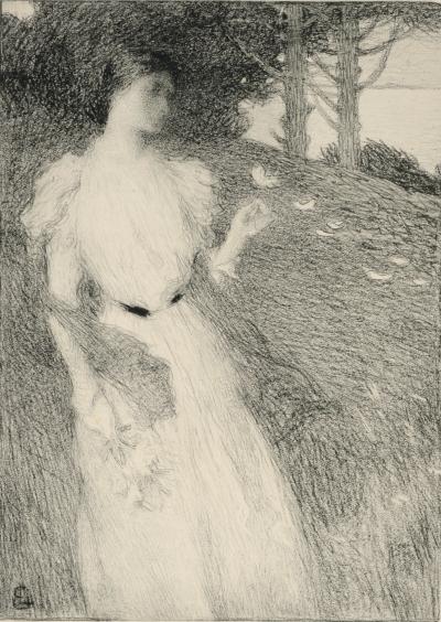 Ernest LAURENT - L'Estampe Moderne : Soir d'Octobre, 1897 - Lithograph 2