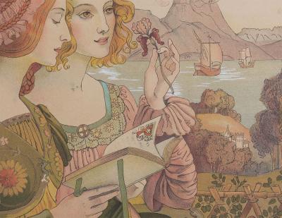 Armand POINT - La légende dorée, circa 1897 - Original lithograph 2