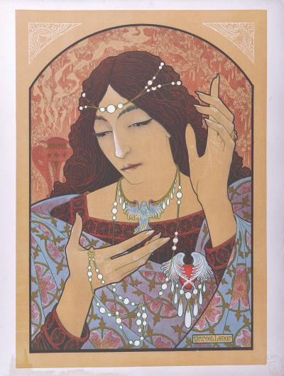 Marcel LENOIR -  Invocation, circa 1897 - Original lithograph 2
