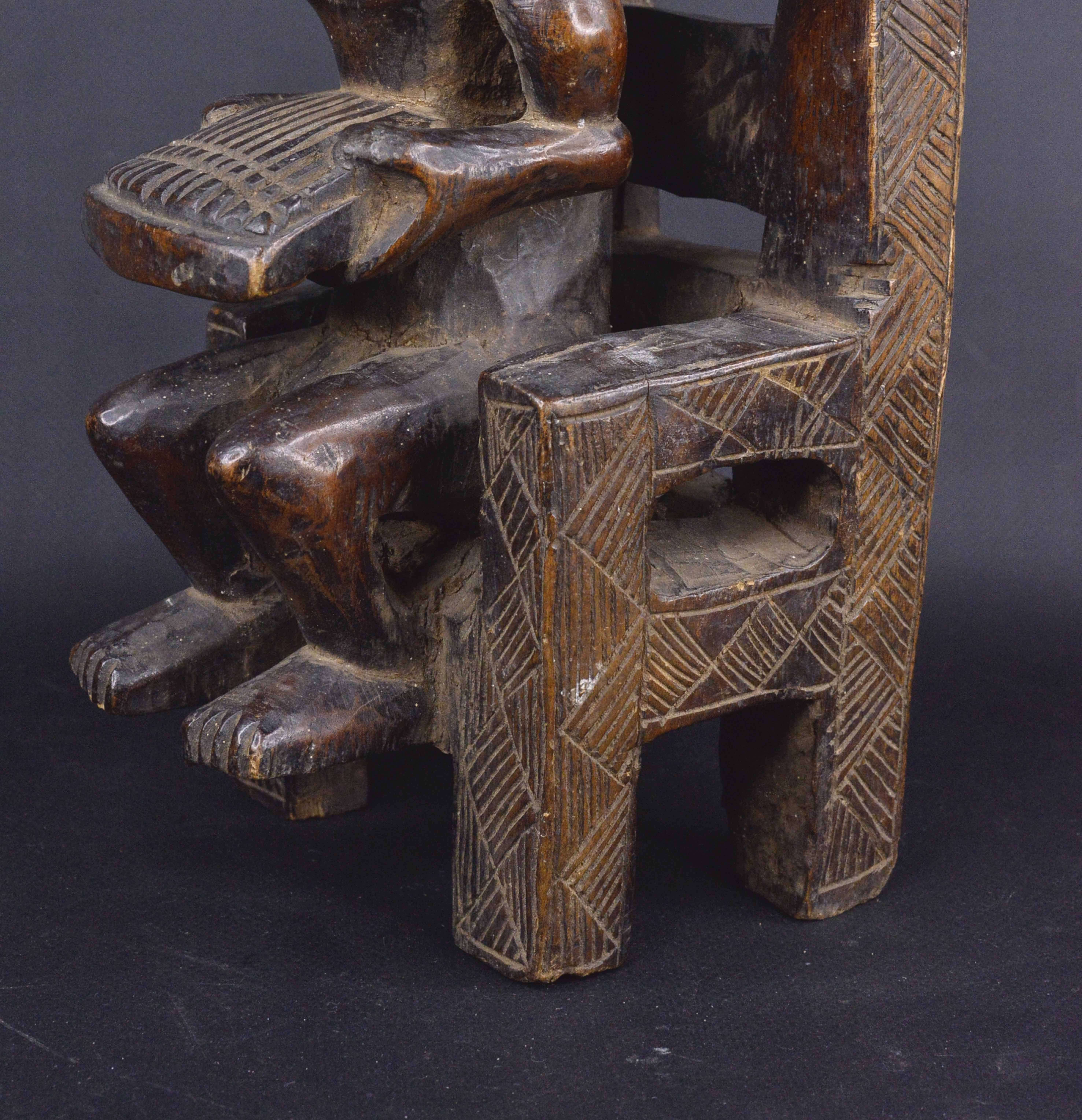 Democratic Republic of Congo Tchokwe African King Statue African, American & Oceanic Art