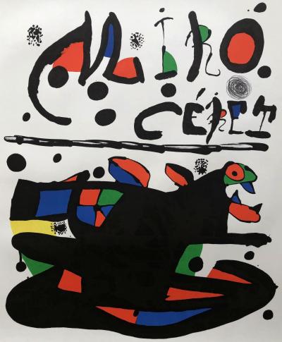 Joan MIRO - Composition - Lithographie originale signée dans la planche 2