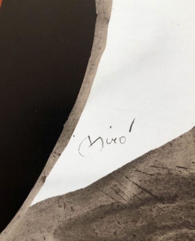 Joan MIRO - Visage en spirale - Lithographie signée dans la planche 2