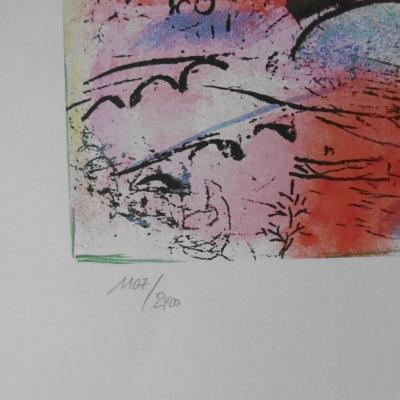 Marc CHAGALL (d’après) - Vision de Paris, 1985 - Lithographie 2